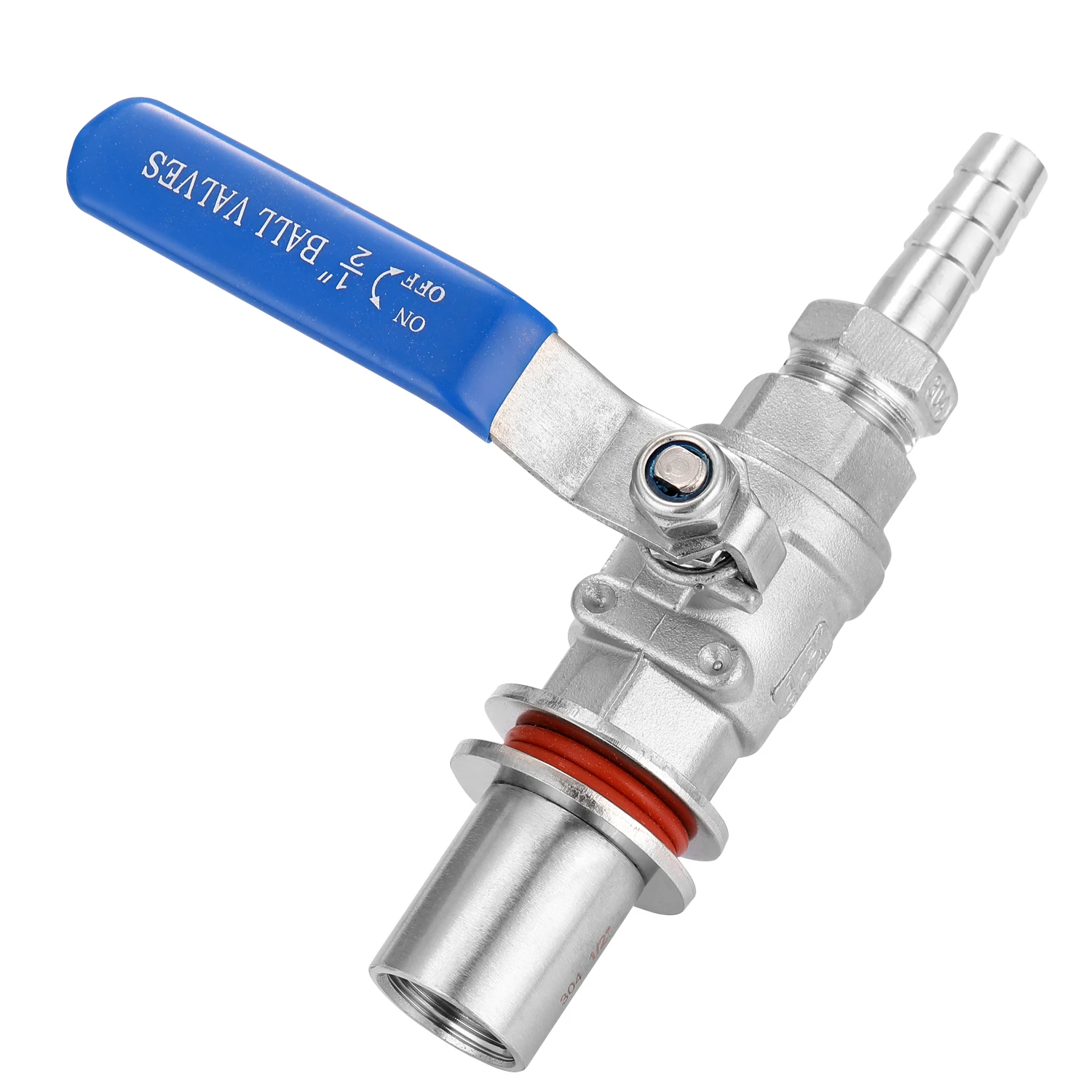 304 шаровой клапан из нержавеющей стали 1/2 дюйма компактный зазубренный для