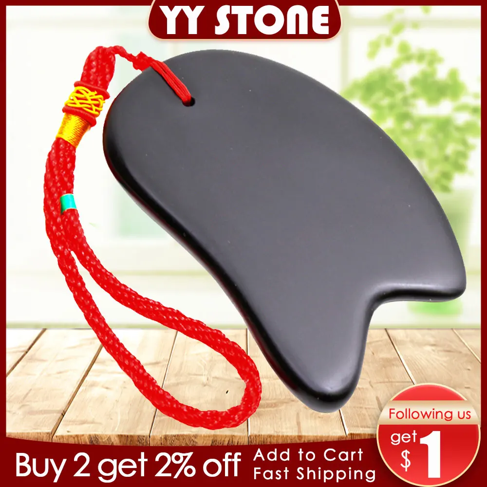 Камни сибин и Бянь массажный камень гуаша облегчение головной боли массажная