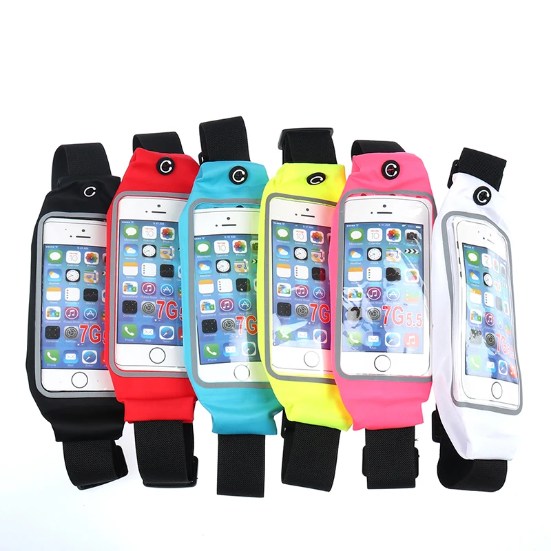 

Waterproof Touch Screen Fitness Waist Bag Phone Waist Bag For Running Climbing