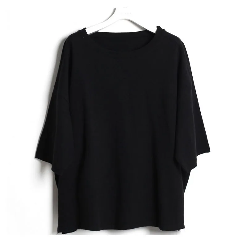 Hair Stylist Casual Loose Large Size Half Sleeve