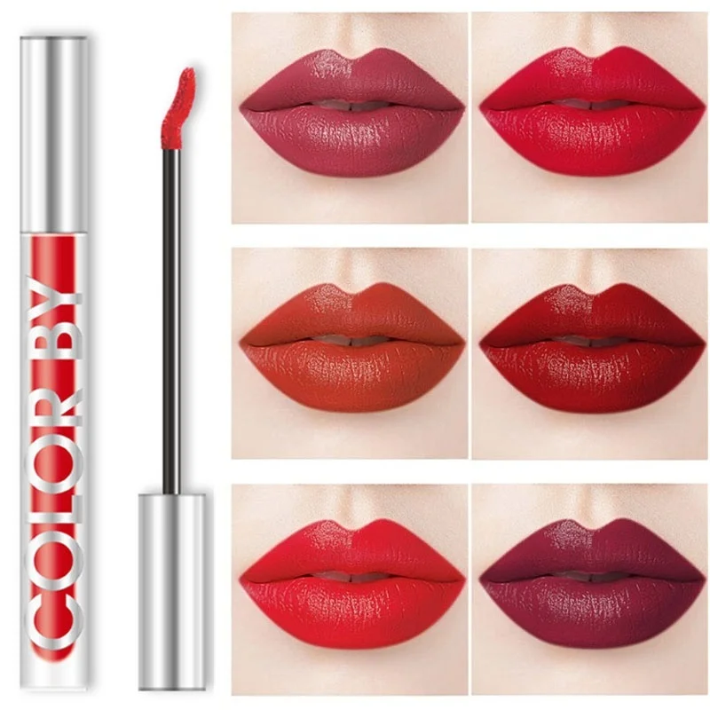Водостойкая Помада для губ Длительное Действие сексуальный красный оттенок