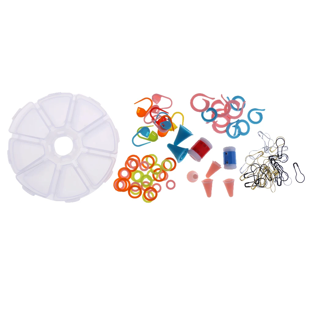 96 шт. набор для вязания крючком пластиковых маркеров|Швейные инструменты и