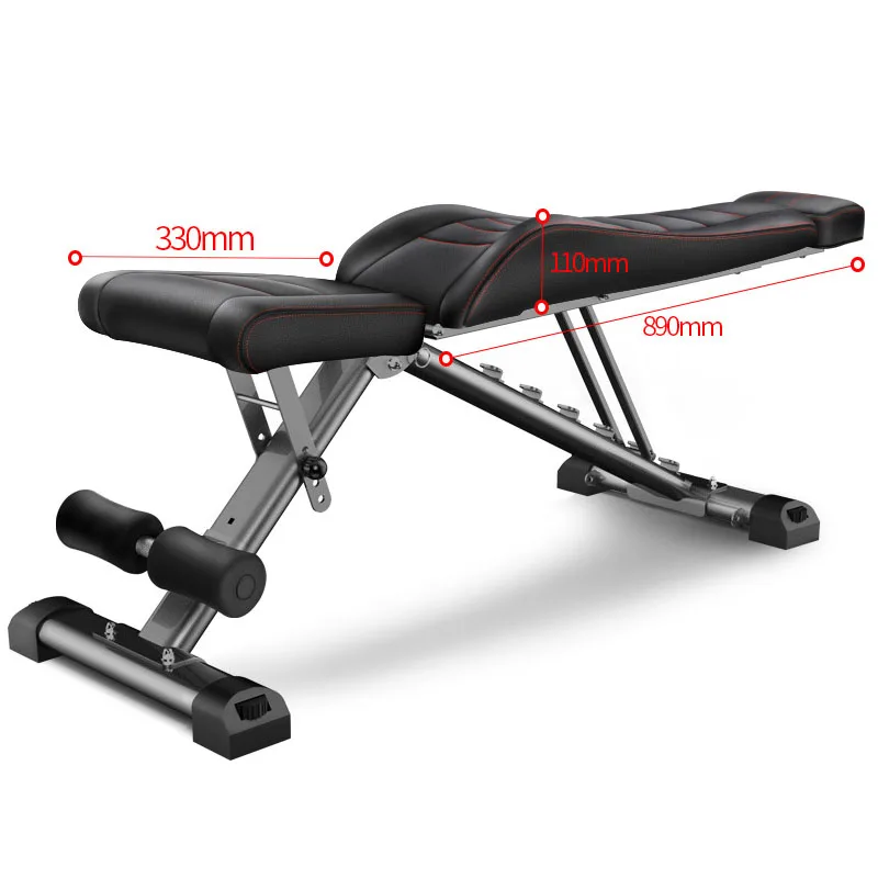 Foldable Bird Chair Bench Press Bench Home Multifunctional Abdominal Muscle Board Dumbbell Bench Sit-ups Fitness Equipment SJ
