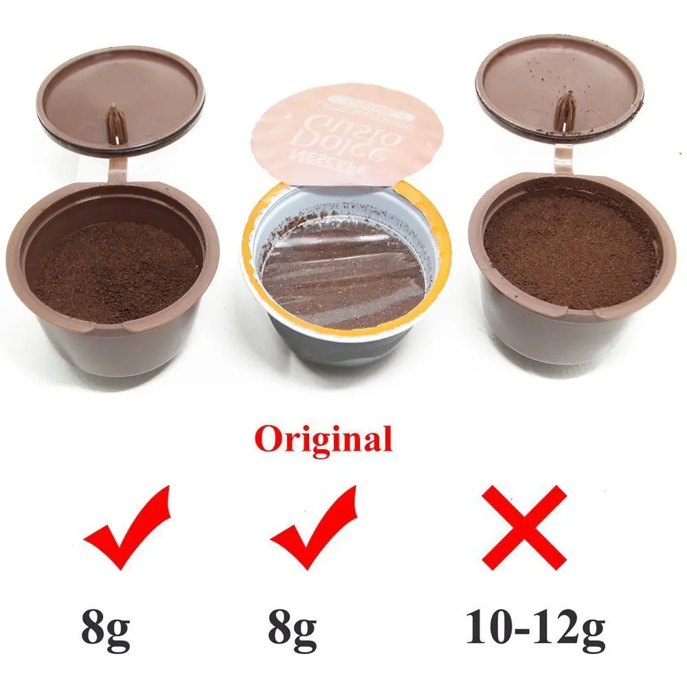 3 шт./lotRefillable Dolce Gusto Кофе Капсула Nescafe Dolce Gusto многоразового пользования капсулы Dolce капсулы с 1 предмета кофейные ложки