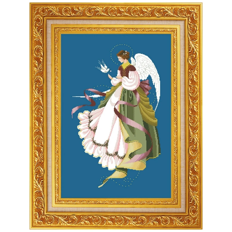 Набор для вышивки крестиком Angel of Grace сказочный рисунок сказочного снов 18 карат 14