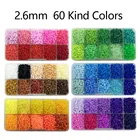 2,6 мм, 60 цветов, около 25200 шт., бусины Hama как показано, железные бусины Perler, пазлы для творчества, высококачественный подарок ручной работы, детская игрушка