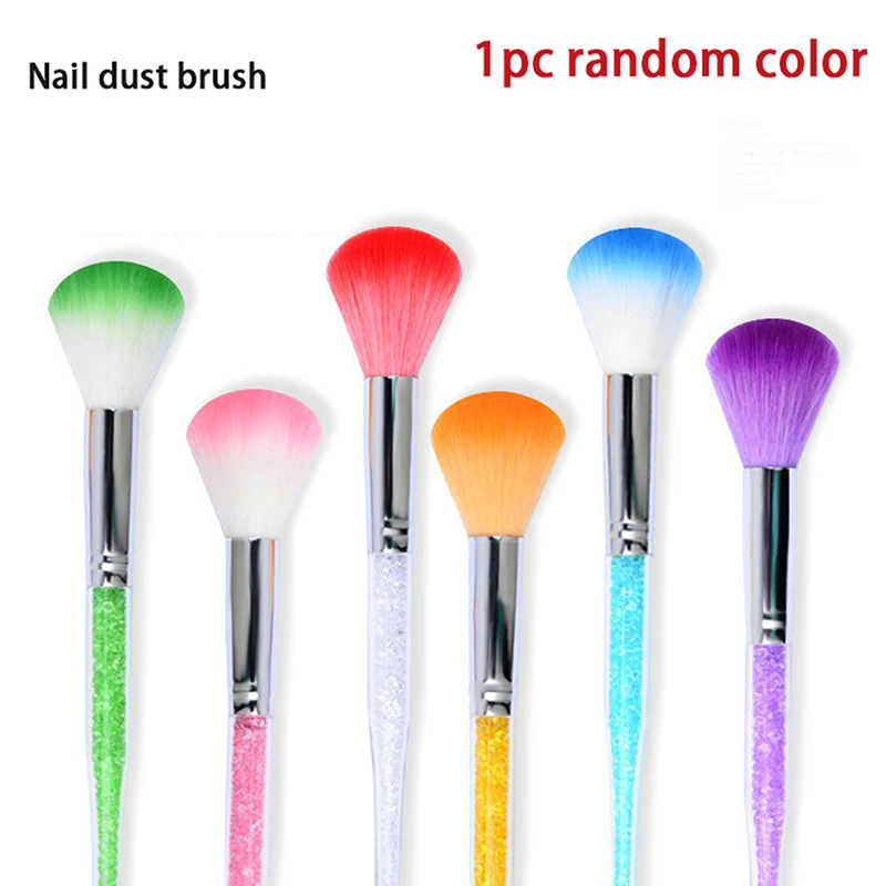 

1 Nail Brush Tool Nail Art Care Nail Pedicure Acrylic And Uv Powder Removal Brush Nail Cleaning Brush