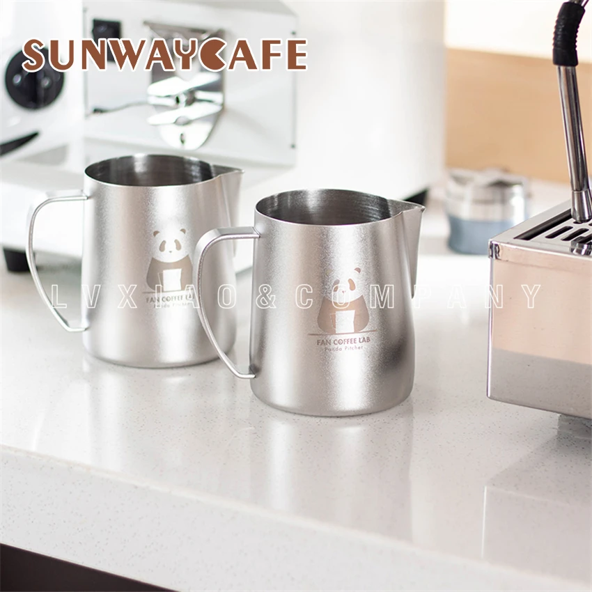 700 мл молочник для кофе панда узор из нержавеющей стали молочный кувшин крема