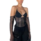 Женский бюстгальтер пуш-ап с открытыми плечами и длинным рукавом