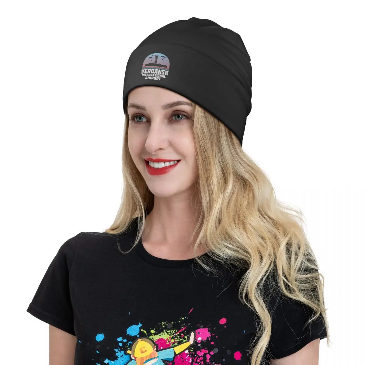 Skullies капот треска основной вид стрельба игра Велоспорт вязаная шляпа Verdansk