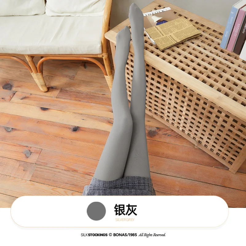 Осенне-зимние женские пикантные колготки с открытыми ногами плотные бархатные