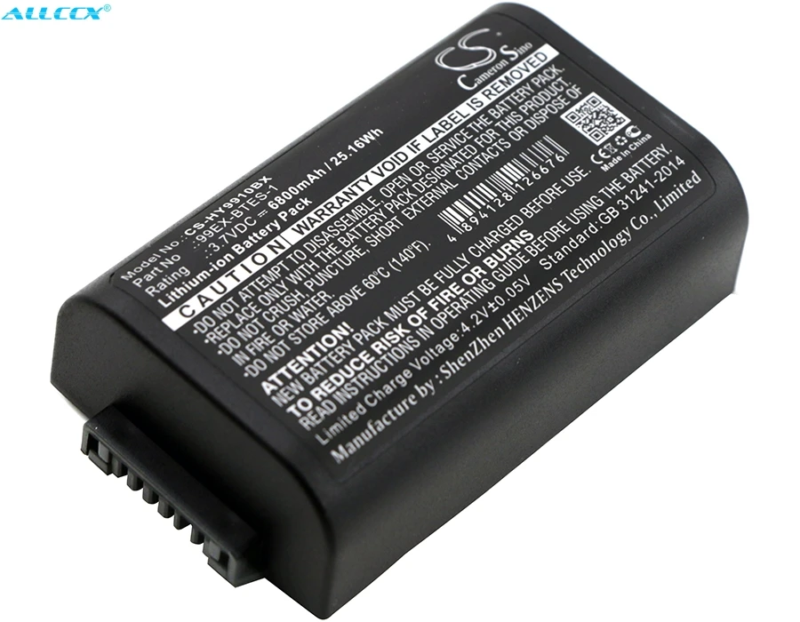 Аккумулятор Cameron Sino 6800 мАч 99EX BTES 1 для Dolphin/Honeywell 99EXhc 99GX |Цифровые аккумуляторы| |