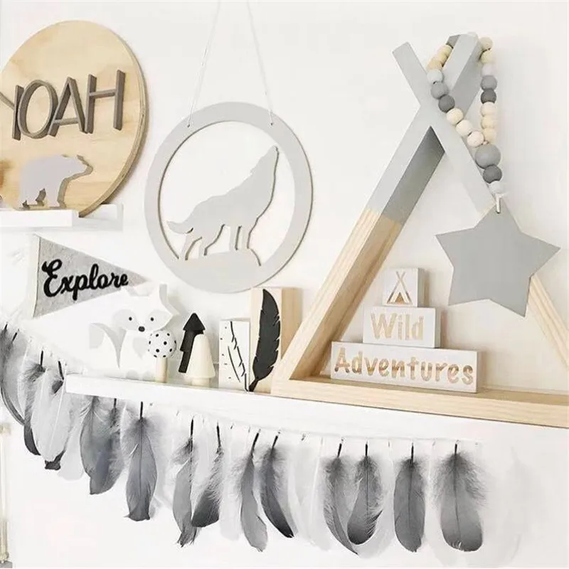 Палатка с индийскими перьями INS подвески подвесные украшения для детской комнаты