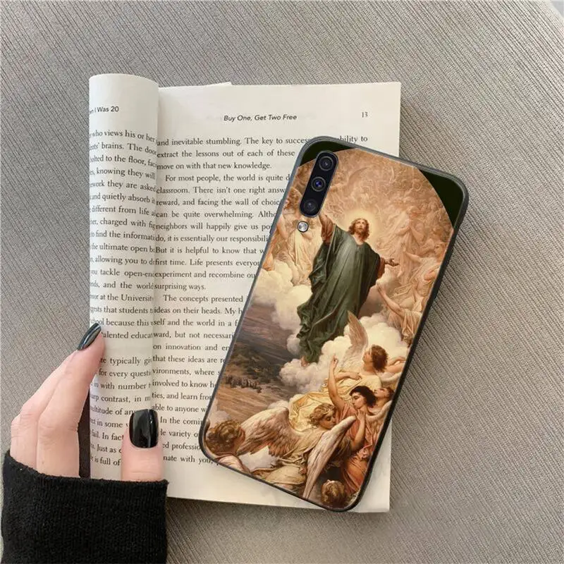 

medieval Middle Ages Oil Painting Phone Case For Samsung galaxy S 9 10 20 A 10 21 30 31 40 50 51 71 s note 20 j 4 2018 plus