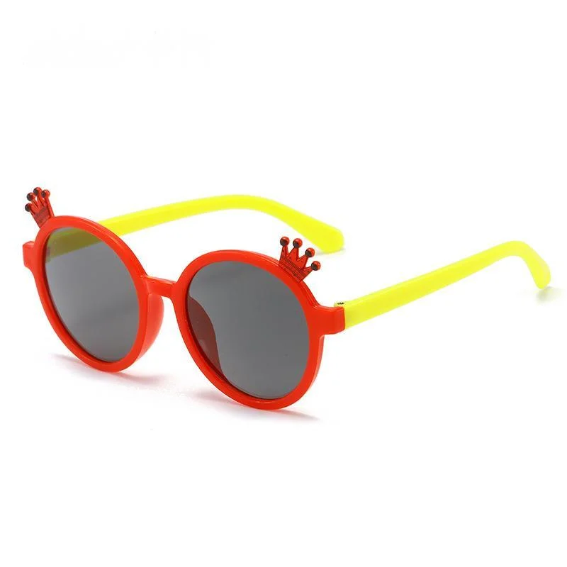 

Lovely Round Shape Kid Sunglasses Cute Cartoon Wild Children's Sunglasses Personality Baby Anti-UV Child Sun Glasses