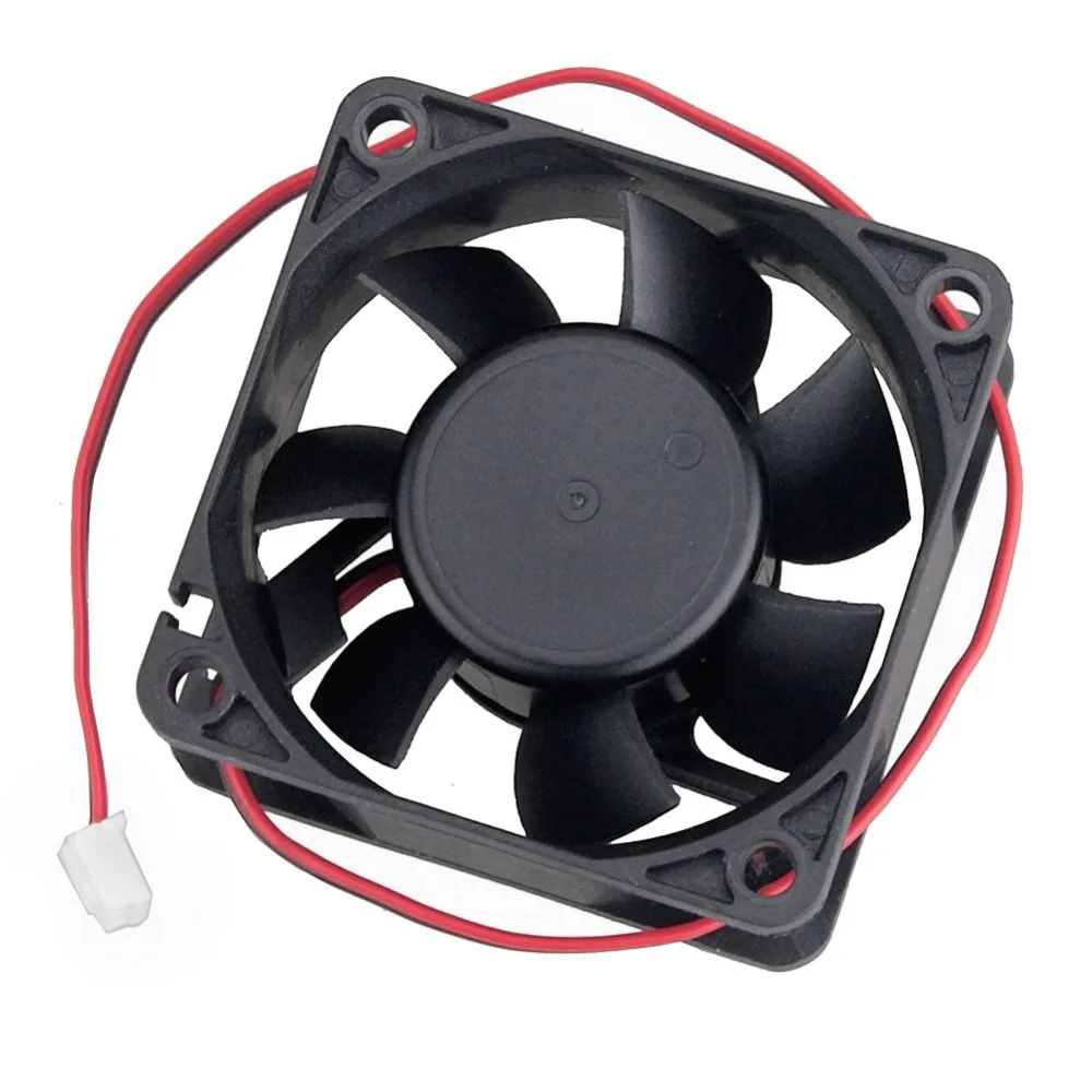 2 шт. Gdstime DC 12 В 60 мм 60x25 6 см 6025 с 2-контактный компьютерный радиатор Бесщеточный