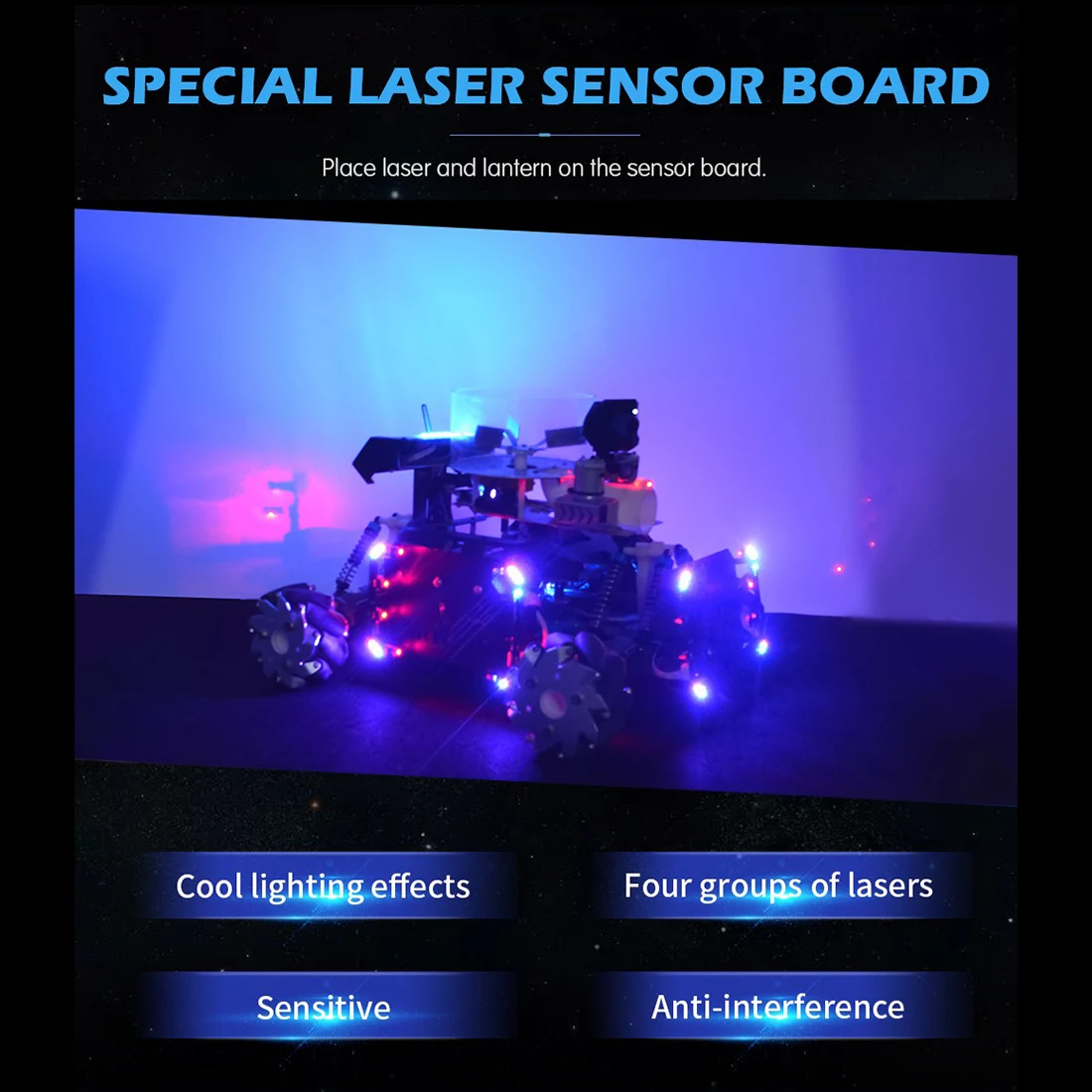 Новый горячий DIY паровой Omni Wheel Turret Chariot VR видео контроль XR Master Robot для STM32 - Black EU Plug |