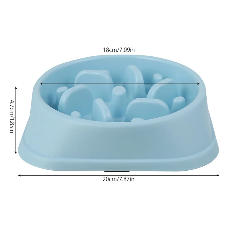 

Portable Pet Dog Feeding Food Bowls Puppy Non-slip Foods Bowl Slow Down Eating Feeder Dish Bowel Prevent Obesity Dogs Supplies