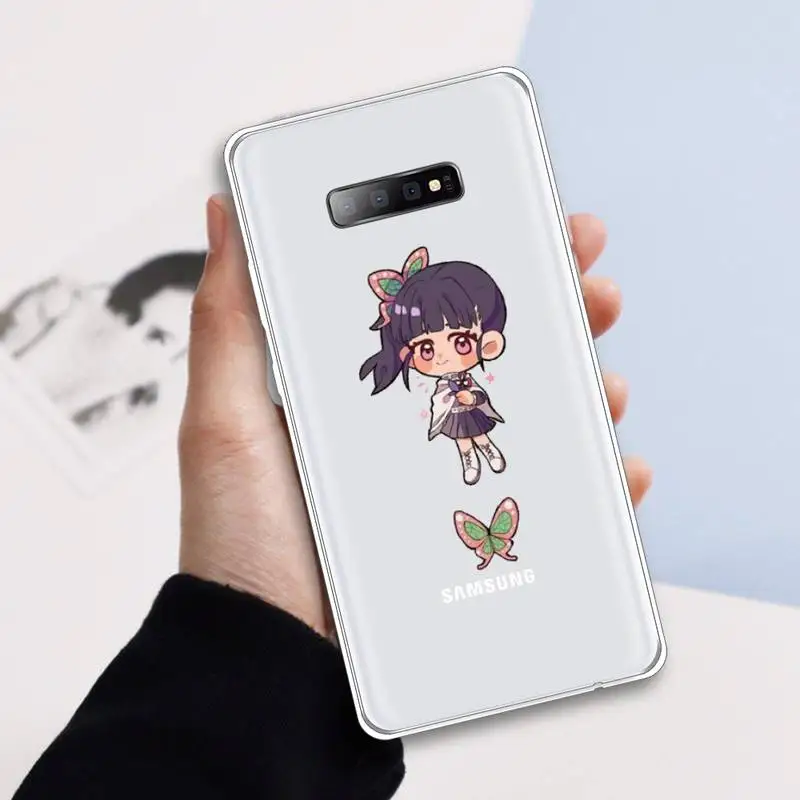 

Demon Slayer Kimetsu No Yaiba Phone Case Transparent for samsung A 21s 50 71 S 8 9 20 20fe note 10 20 ultra plus