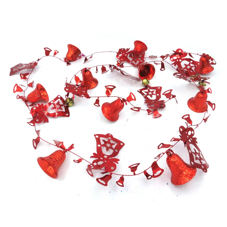 Рождественское украшение колокольчики из ротанга подвесные украшения для