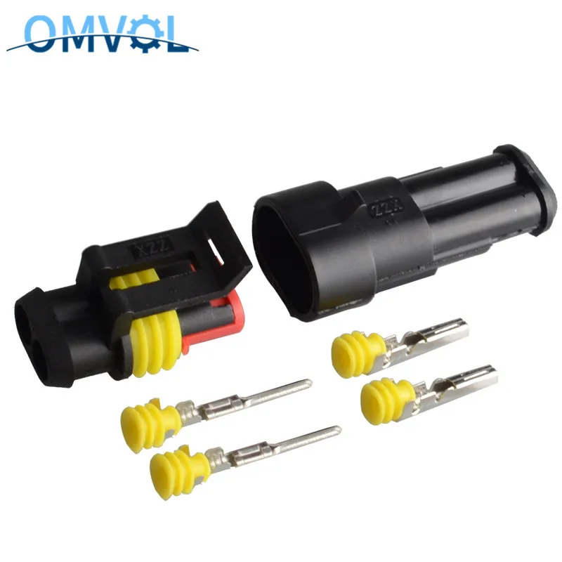 15sets 2/3/4Pin Way Waterproof Electrical Wire Connector Plug | Обустройство дома