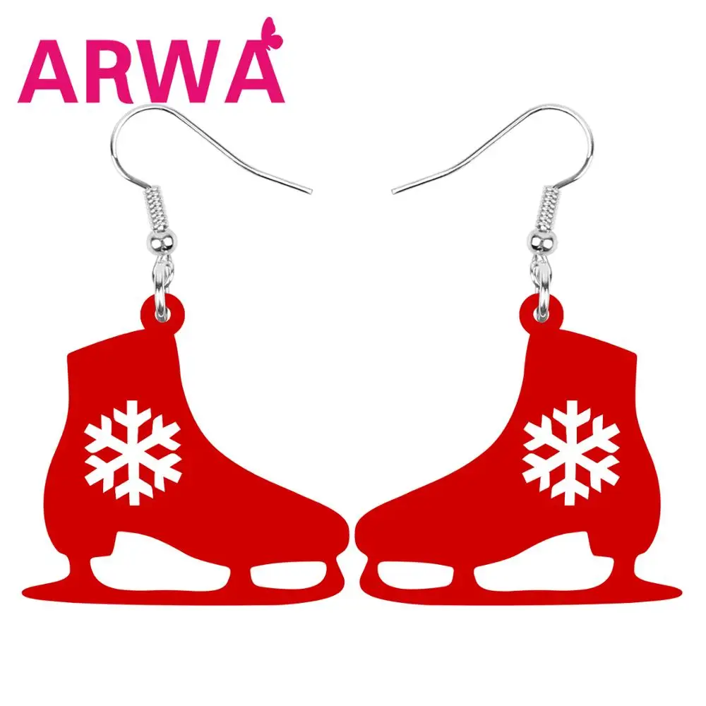 Акриловые большие полые Рождественские снежинки ARWA для катания на лыжах обуви