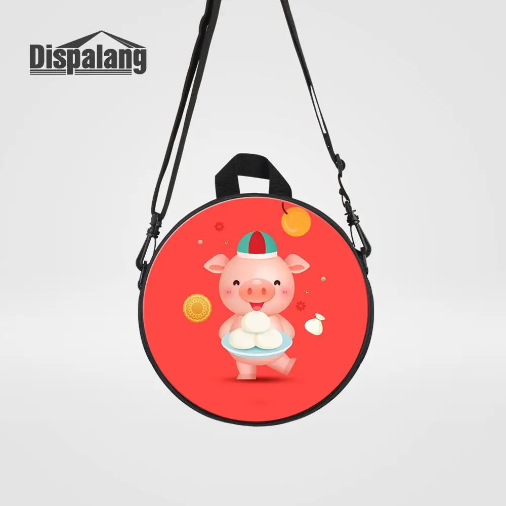 Backpack29 Dispalang новые Мультяшные детские сумки-мессенджеры с принтом лисы для девочек милые животные круглые Rugtas детские мини сумки через плечо - Цвет: Backpack29