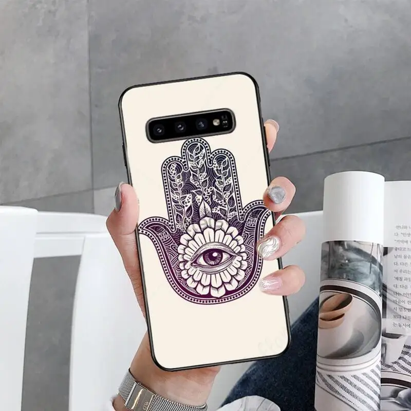 

Hamsa Hand of Fatima Phone Case For Samsung Galaxy S7 S8 S9 S10 S10e S20 s21 s30 plus lite Ultra 5g