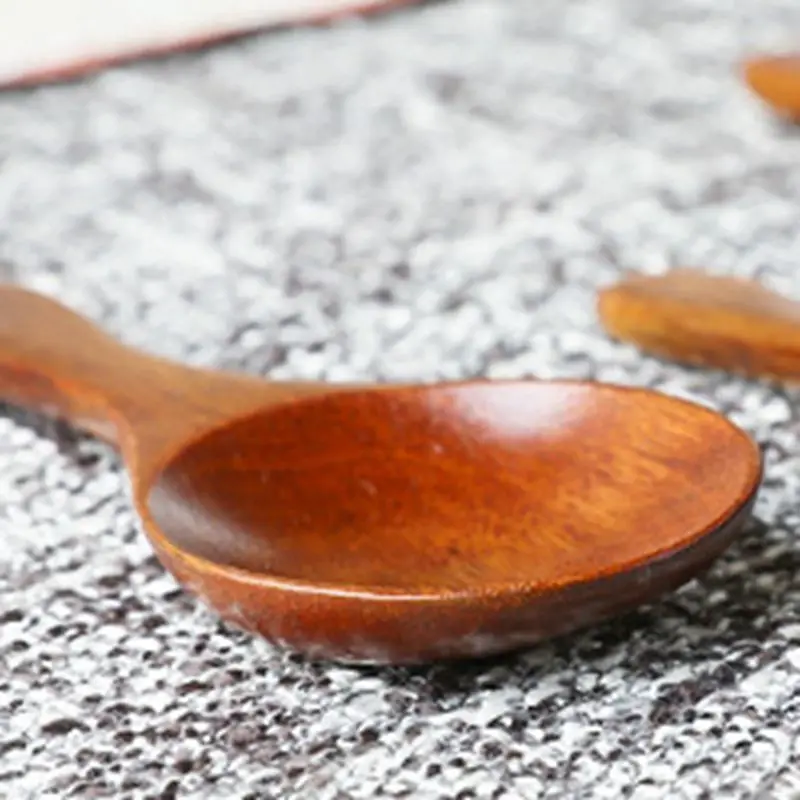 

Simple Japanese Style Small Tea Spoon Fruit Puree Spoon Children's Milk Powder Dessert Spoon Kitchen Cooking Utensil Tool