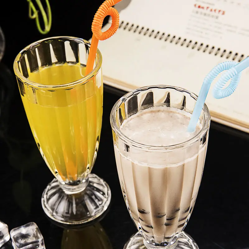 

Lead-free Glass Tea Cup Thick Juice Cup Ice Cream Cup Heat-resistant Drink Cup Beer Mug Milkshake Cup Beer Glass Crystal Wine