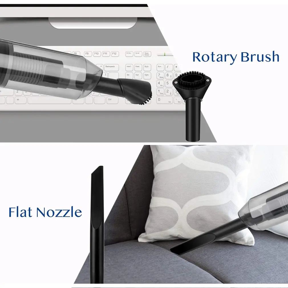 

Multifunctional Vehicle Vacuum Cleaner Rechargeable Hand Held Vacuum Cleaner Both Dry And Wet For Cars Family Kitchen