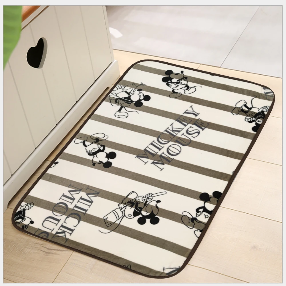 

Striped Printed Living Room Area Rugs Soft Anti-Slip Bathroom Carpet Room Rugs