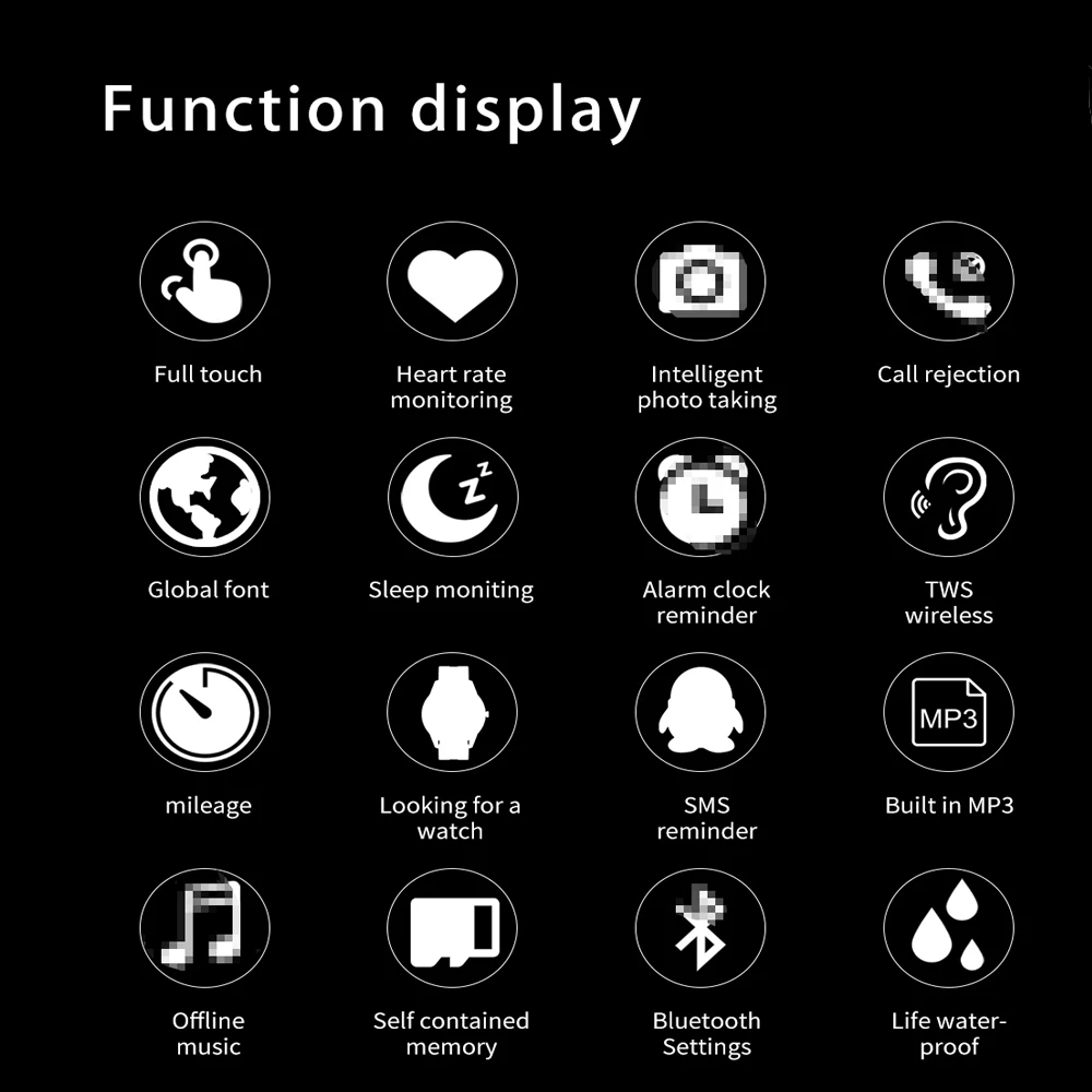 

Bluetooth X6 TWS, 2021 , - , , , IP67, Apple