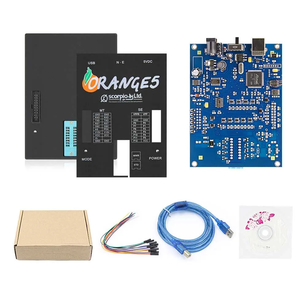 Main Unit Полный набор адаптеров версия OEM Orange5 V1.34 ECU программист инструмент оранжевый 5 ECU чип тюнинг OBD OBD2 автомобильный диагностический сканер инструмент - Цвет: Main Unit