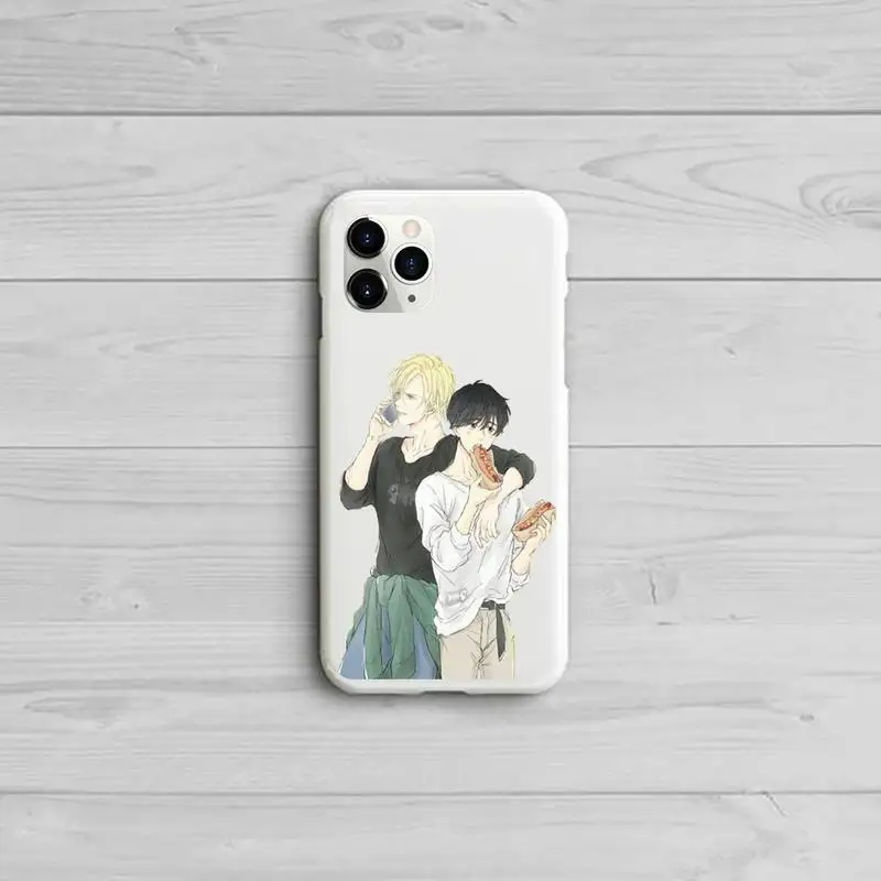 

Anime Banana Fish Phone Case Candy Color for iPhone 11 12 pro XS MAX 8 7 6 6S Plus X 5S SE 2020 XR