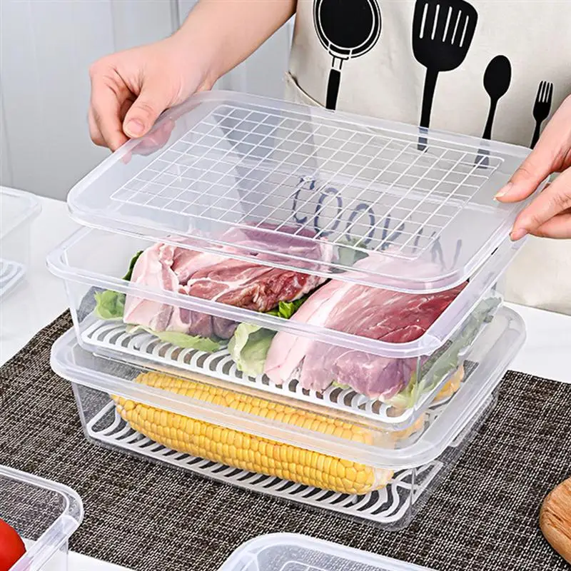 Бытовые ящики для хранения 2 шт., кухонные ящики для сохранения свежести в холодильнике, домашняя кухня
