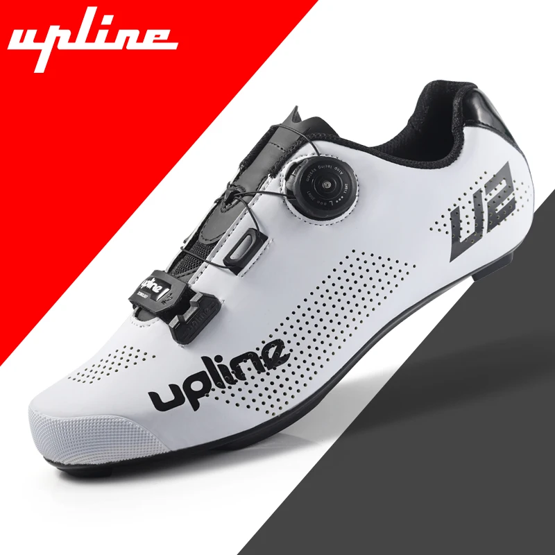 

2021 new upline road cycling shoes men road bike shoes ultralight bicycle sneakers self-locking professional breathable