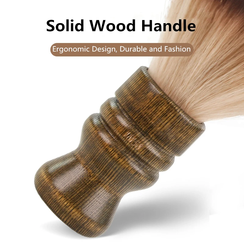 

1PC Shaving Brush Beard Broken Hair Brush Soft Wool Stylist Barber Profession Hairbrush Salon Hair Cut Styling Make Tools Y0512