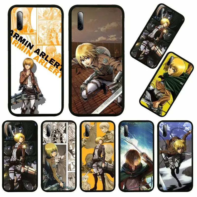 

Attack on Titan Armin Arlert Phone Case For Samsung A6 A7 A8 A10 A11 A20 A21 A30 A31 A40 A50 A70 A80 A91 Plus S E Coque