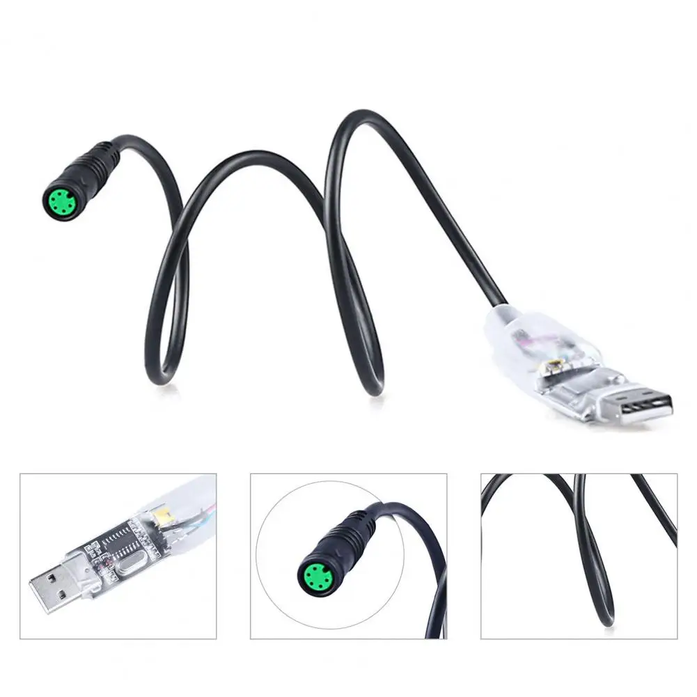 E-bike Program Cable Plastic Mid Motor USB ABS Not Easy To Break Excellent High Strength | Спорт и развлечения