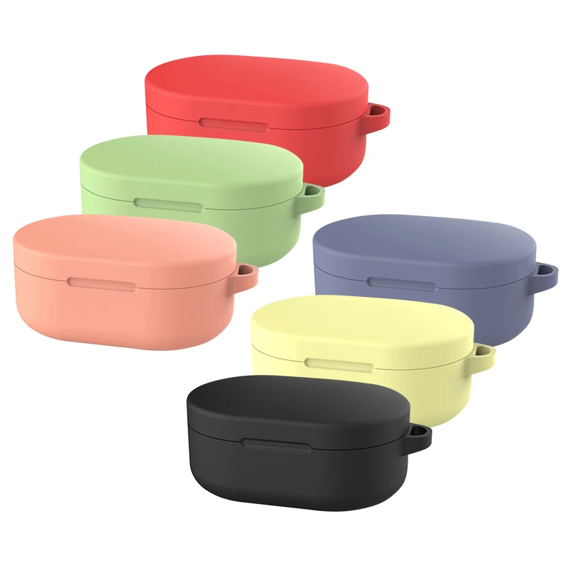 

Silicone Case Protective Cover For Red Mi Airdots Silicone Protective Cover Headphones Cases For Red Mi Airdots Youth Version
