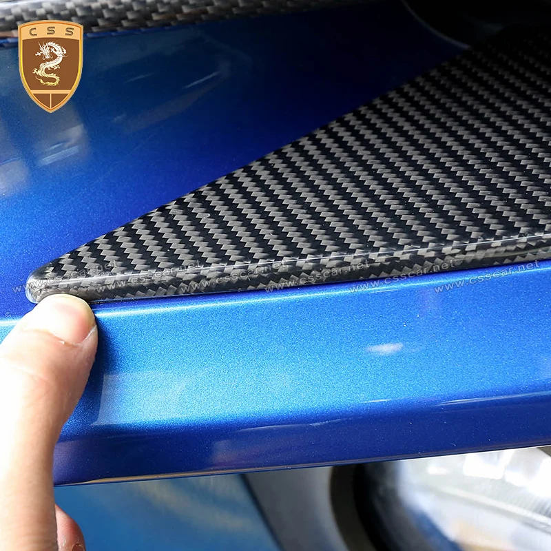 6 шт. передняя противотуманная фара из углеродного волокна накладка на боковую