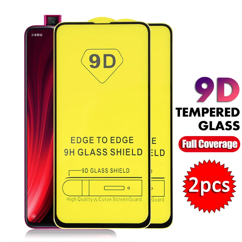 Закаленное стекло 9D 2 шт./лот для Xiami readmi ksiomi Redmi K20 K 20 Pro 20pro Защита экрана xiaomi mi 9 T mi9t