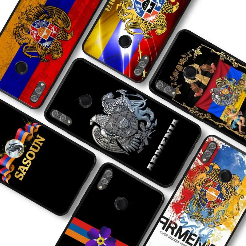 

Hot Armenia Armenians Flag Phone Case For Huawei honor10Lite 10i 20 8x 10 Funda for Honor9lite 9xpro Back Coque