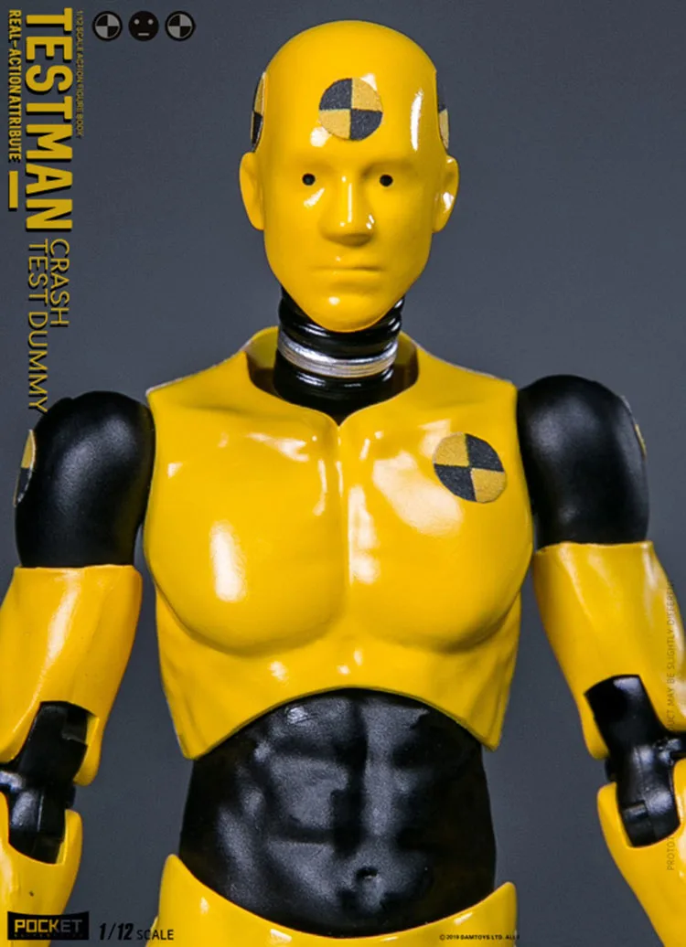 

DPS01 / DPS02 1/12 Testman Crash Test Dummy 6 "Action Figure Body Model Dolls Fans gift