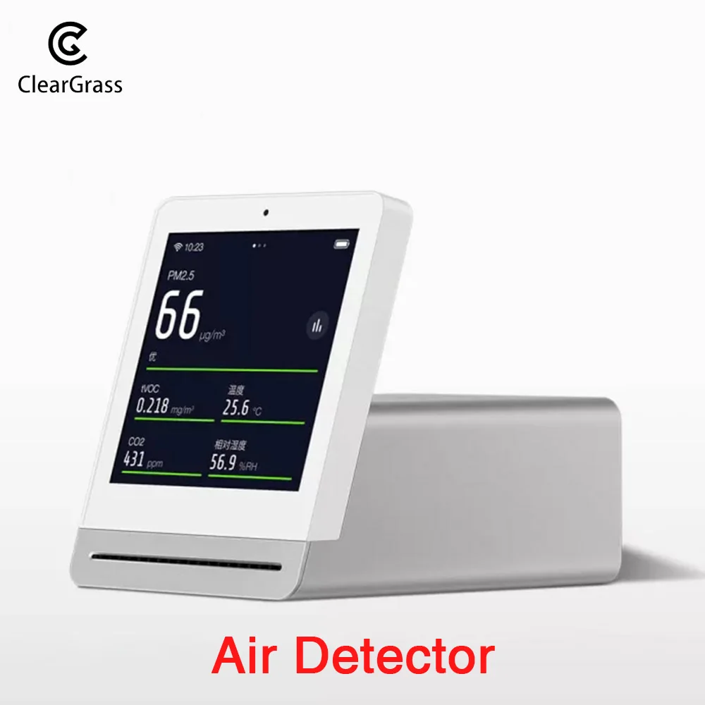 Датчик воздуха Qingping Clear Grass Air Detector 3 1 дюйма IPS сенсорный экран комплексный монитор