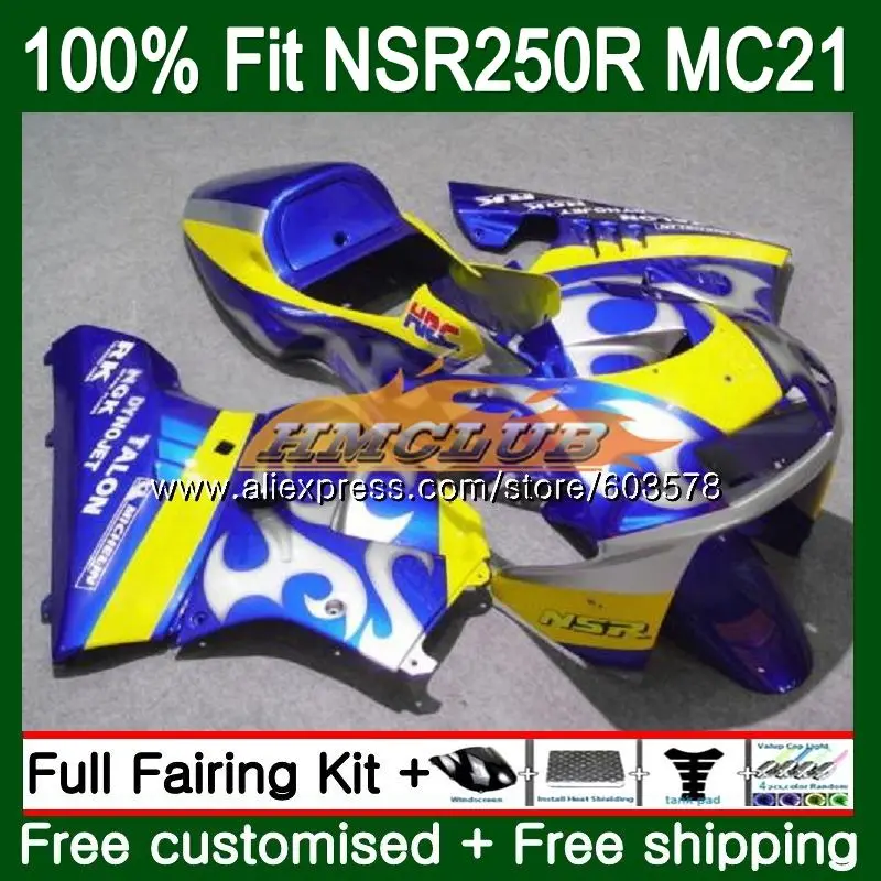 

Injection For HONDA NSR250R MC21 PGM3 1990 1991 1992 1993 101CL.35 Blue Sale NSR 250 R NSR250 RR NSR 250R 90 91 92 93 Fairing
