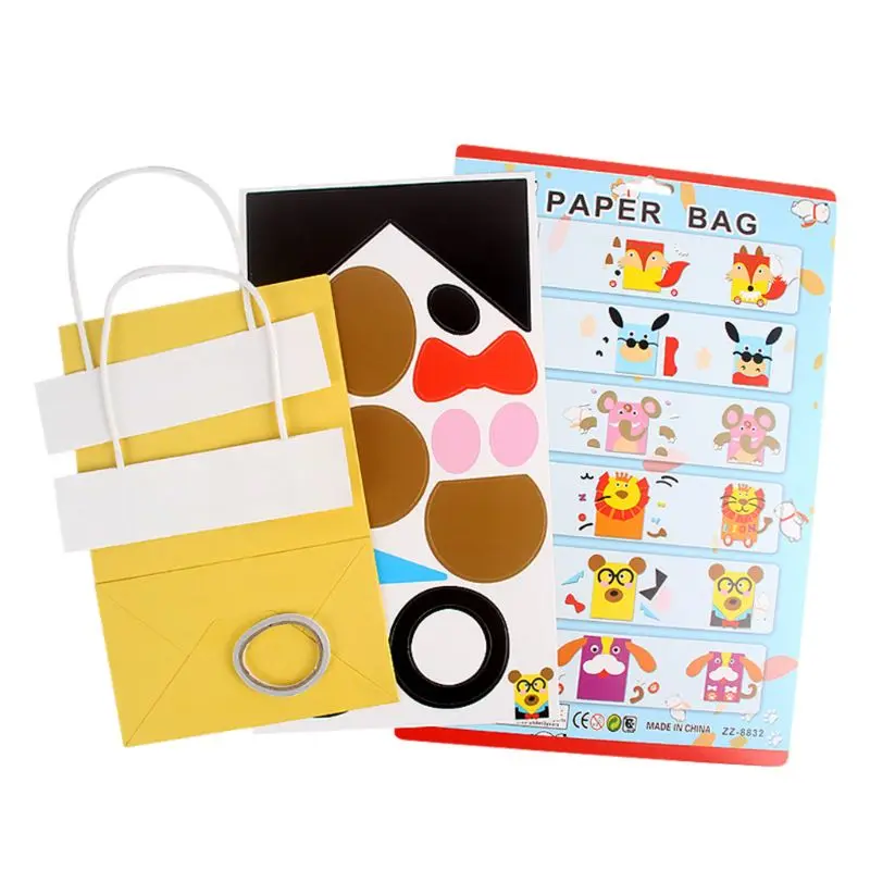 Детский Набор для творчества ручная работа бумажный мешок игрушки дети