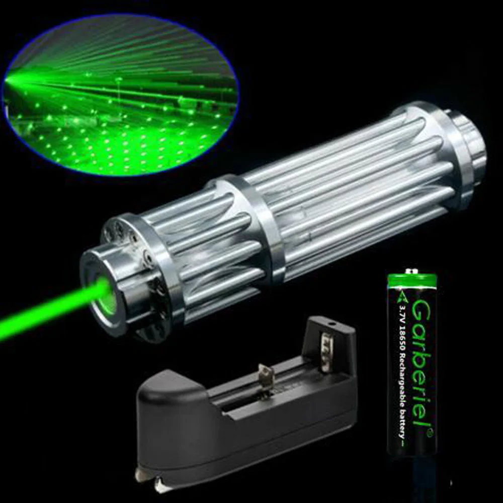 

Laser Pointer Visible Beam Light 10000m Adjustable Focus Green Red Laser Flashlight 017 Series High-power Burning Laser