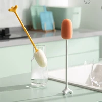 vertical long handled cup brush creative sponge cleaning bottle sponge cup cleaning long handle baby bottle brush specialty tool